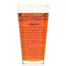Load image into Gallery viewer, U.S. Constitution - Historical - Pint Glass - 16 oz