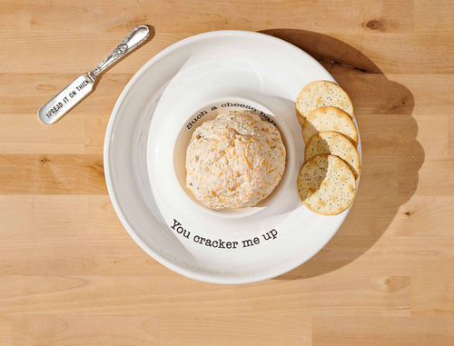Cheese Ball Serving Dish Set