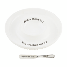 Load image into Gallery viewer, Cheese Ball Serving Dish Set
