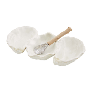 Triple Oyster Dip Bowl Set