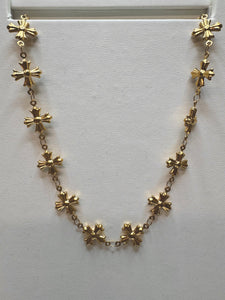 Lex the Label Hammered Cross Necklace