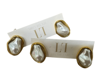 Load image into Gallery viewer, Lex the Label Faux Baroque Pearl Studs