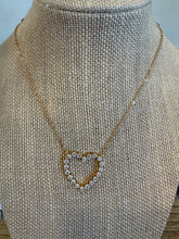 Load image into Gallery viewer, Lex the Label Pave’ Heart Necklace