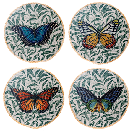 Round Butterfly Placemats