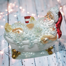 Load image into Gallery viewer, Santa Bathing Ornament