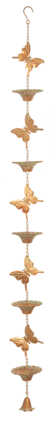 Ganz Flower & Butterfly Rain Chain