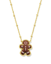 Load image into Gallery viewer, Kendra Scott Gingerbread Gold Short Pendant Necklace