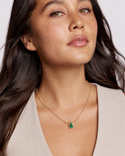 Load image into Gallery viewer, Kendra Scott Holiday Tree Gold Short Pendant Necklace