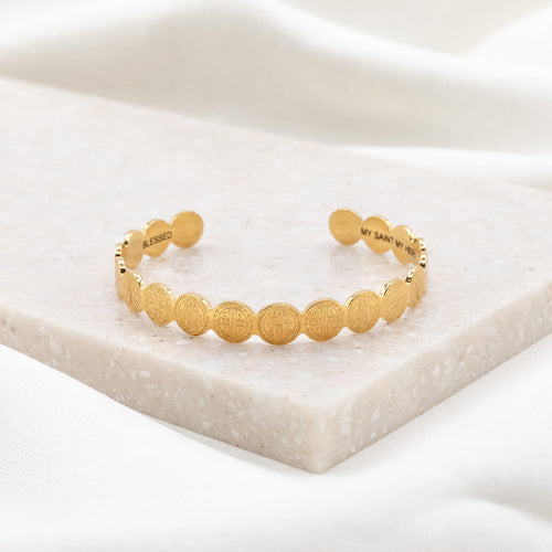 Saint Benedict Cuff Bracelet