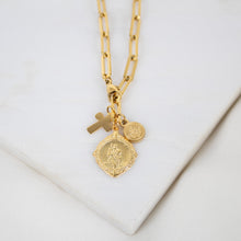 Load image into Gallery viewer, St. Christopher Paperclip Necklace