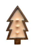 Load image into Gallery viewer, Flutterby Christmas Tree Candle - Southern Fig