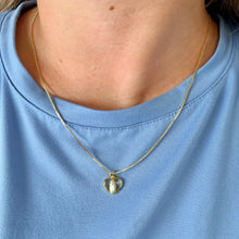 Load image into Gallery viewer, Dainty Mary Queen of Hearts Necklace