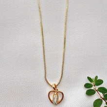 Load image into Gallery viewer, Dainty Mary Queen of Hearts Necklace