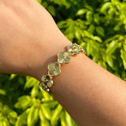 M Collectives Quatrefoil Cuff Bracelet
