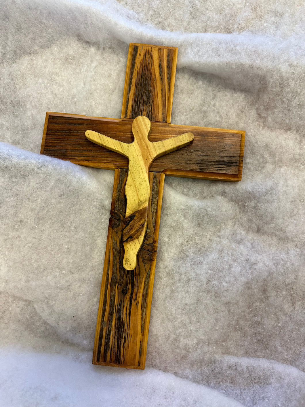 Cypress Cross with Jesus