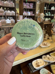 Flutterby Loofa Soap- Bayou Raindance