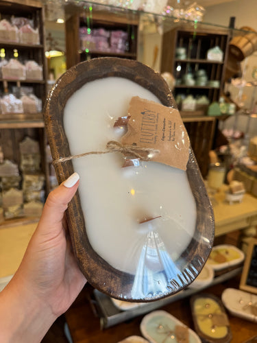 Flutterby 3 Wick Deaux Bowl Candle- Cajun Campfire