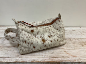 Cow Hide Mini Toiletry Bag