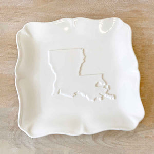 Louisiana Embossed Platter