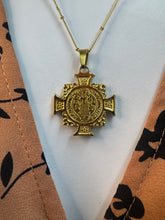 Load image into Gallery viewer, Saint Benedict Cross Pendant Necklace
