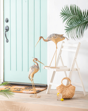 Load image into Gallery viewer, Distressed Crane Decor