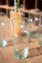 Load image into Gallery viewer, Tall Recycled Moroccan Style Tea Glass