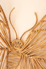 Load image into Gallery viewer, Seagrass and Iron Butterfly Wall Decor