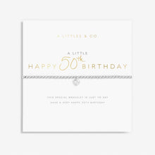 Load image into Gallery viewer, Happy 50th Birthday Bracelet