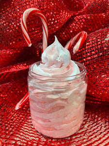 Flutterby Candy Cane Whipped Soap
