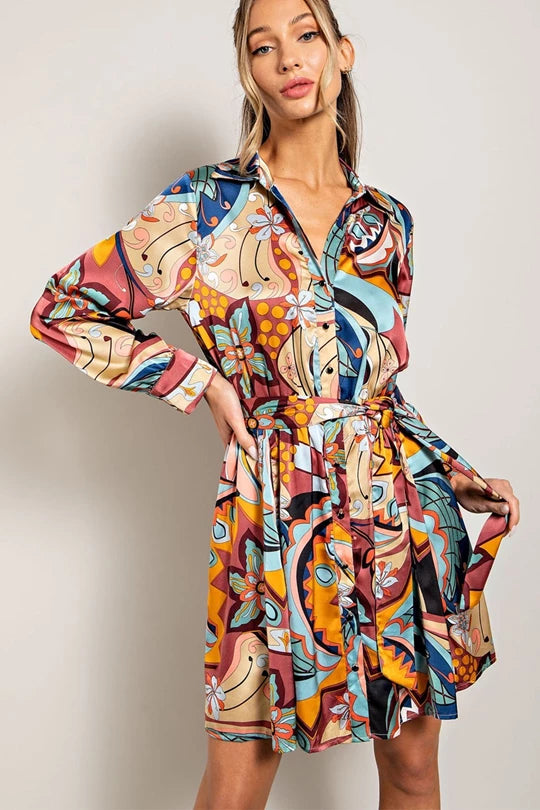 Retro Returns Wrap Dress