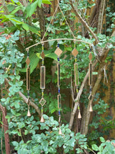 Load image into Gallery viewer, Bent Bar Art Glass Windchime