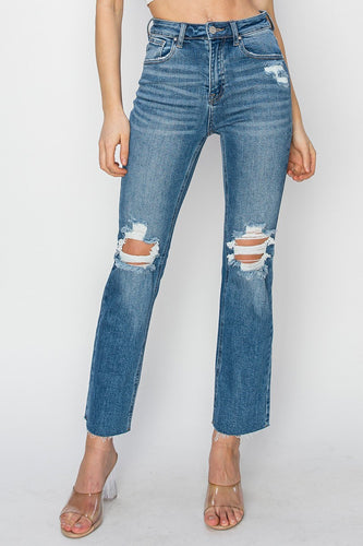 Come on Baby Distressed Jeans