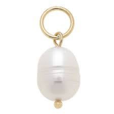 Baroque Pearl Charm in Ivory