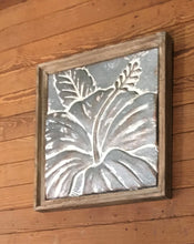 Load image into Gallery viewer, Framed Tropical Pressed Metal Tiles