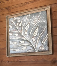 Load image into Gallery viewer, Framed Tropical Pressed Metal Tiles