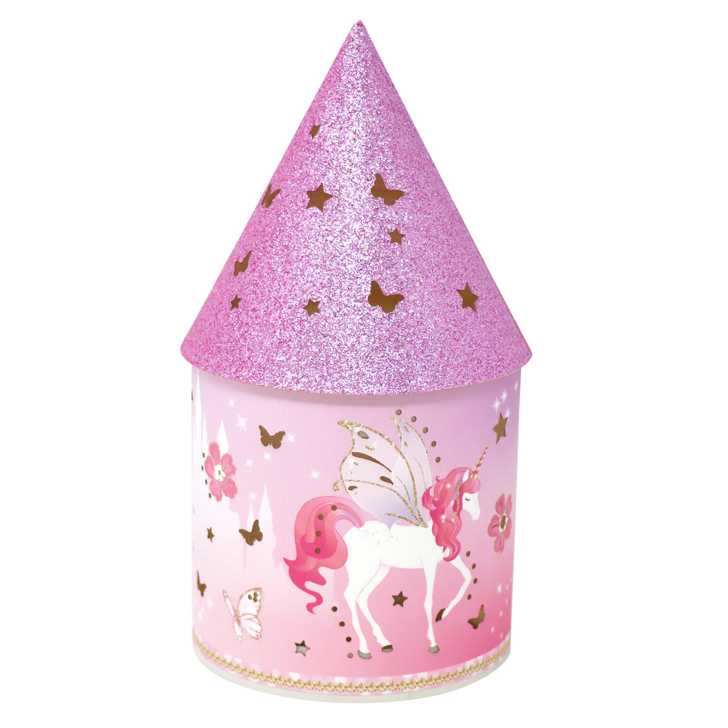 Unicorn Princess Color Changing Glitter Night Light