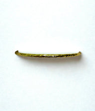 Load image into Gallery viewer, Gold Thin Hammered Rhinestone Bangle Bracelet