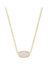 Elisa Short Pendant Gold Necklace