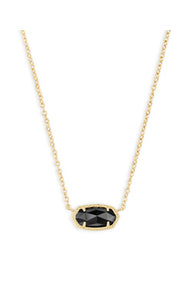 Elisa Short Pendant Gold Necklace