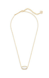 Elisa Short Pendant Gold Necklace