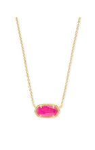 Load image into Gallery viewer, Elisa Short Pendant Gold Necklace