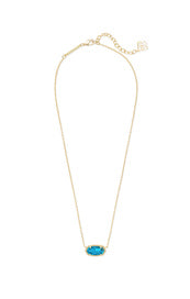 Elisa Short Pendant Gold Necklace