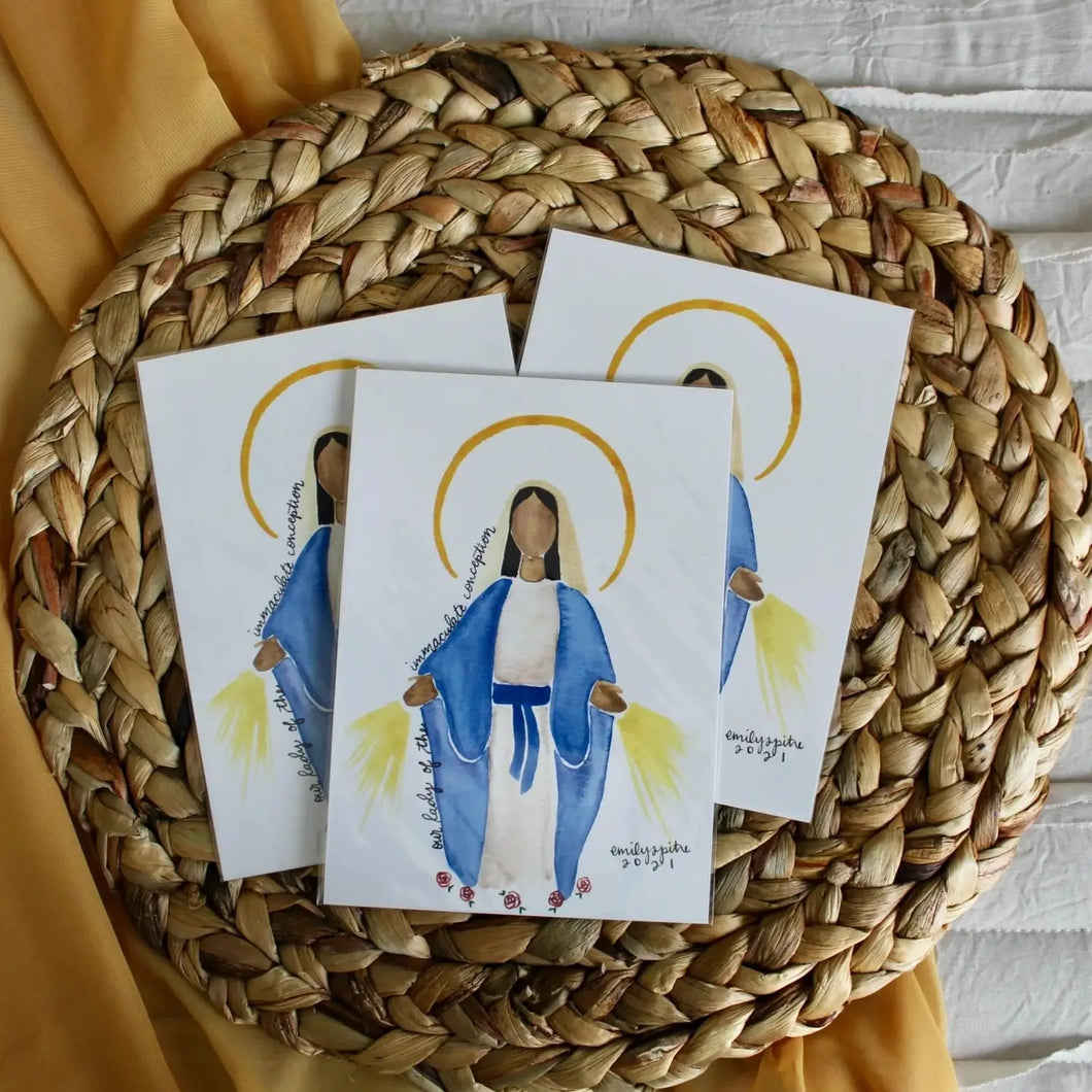 Our Lady of the Immaculate Conception 5x7