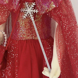 Silver Wish Snowflake Wand