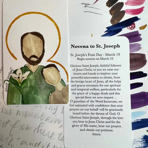 St Joseph Prayer Card