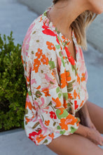 Load image into Gallery viewer, Orange Blossom Floral Top