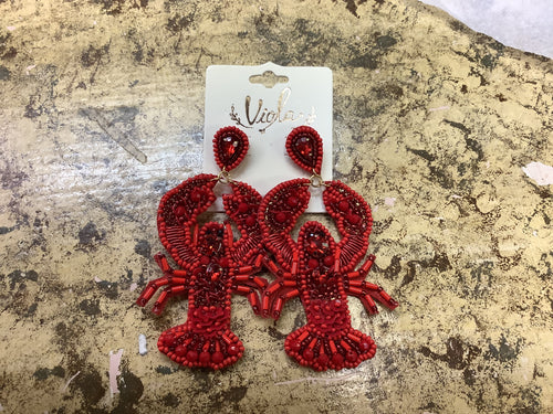 Crawfish Earrings