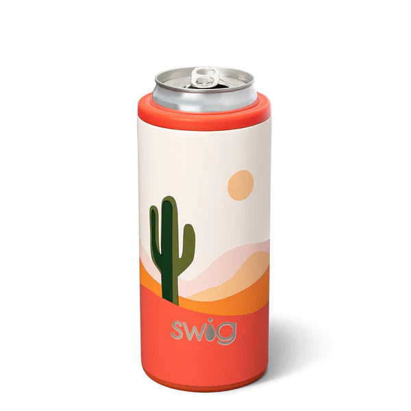 Swig Skinny Can Cooler 12 oz Hayride