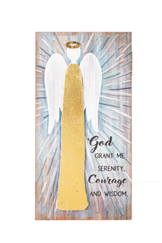 God Grant me Serenity Angel Plaque