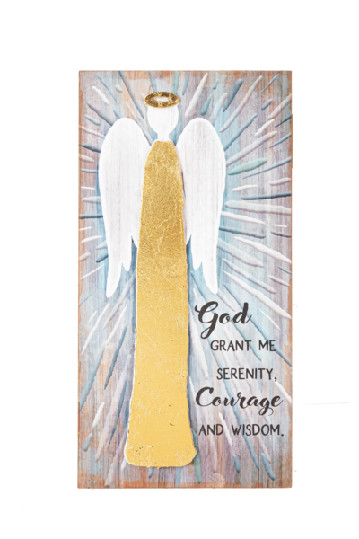 God Grant me Serenity Angel Plaque